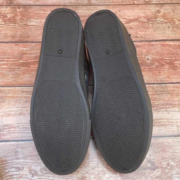 Love University woman’s black oriental style floral embroidered sneakers size 10 - Picture 9 of 10